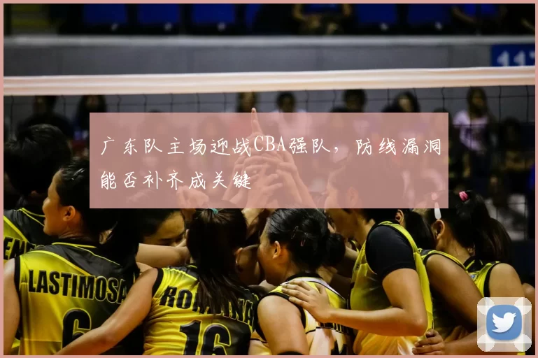 广东队主场迎战CBA强队,防线漏洞能否补齐成关键