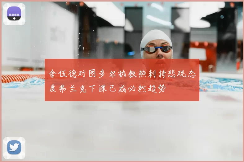 舍伍德对图多尔执教热刺持悲观态度弗兰克下课已成必然趋势