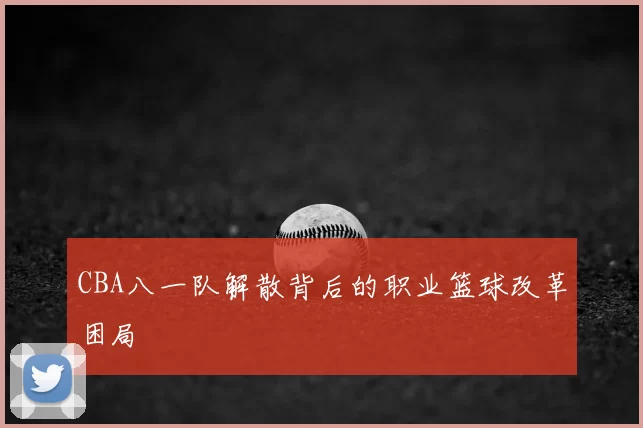 CBA八一队解散背后的职业篮球改革困局